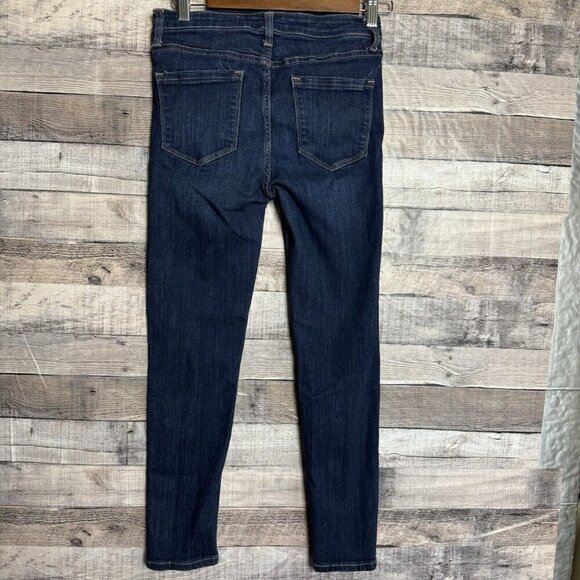 Bridge by Gly Mid Rise Ankle Skinny Jeans Women's Sz 27 Blue - Picture 2 of 9